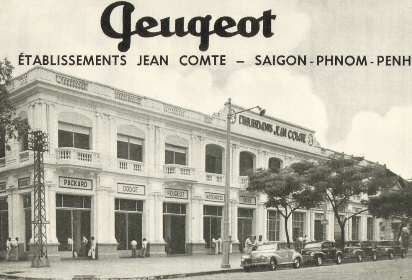 Etablissements Jean Comte sau là tòa nhà “Saigon Xe Hơi Công Ty”.